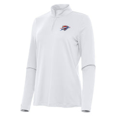 Oklahoma City Thunder Antigua Women's Reprocess Quarter-Zip Top White