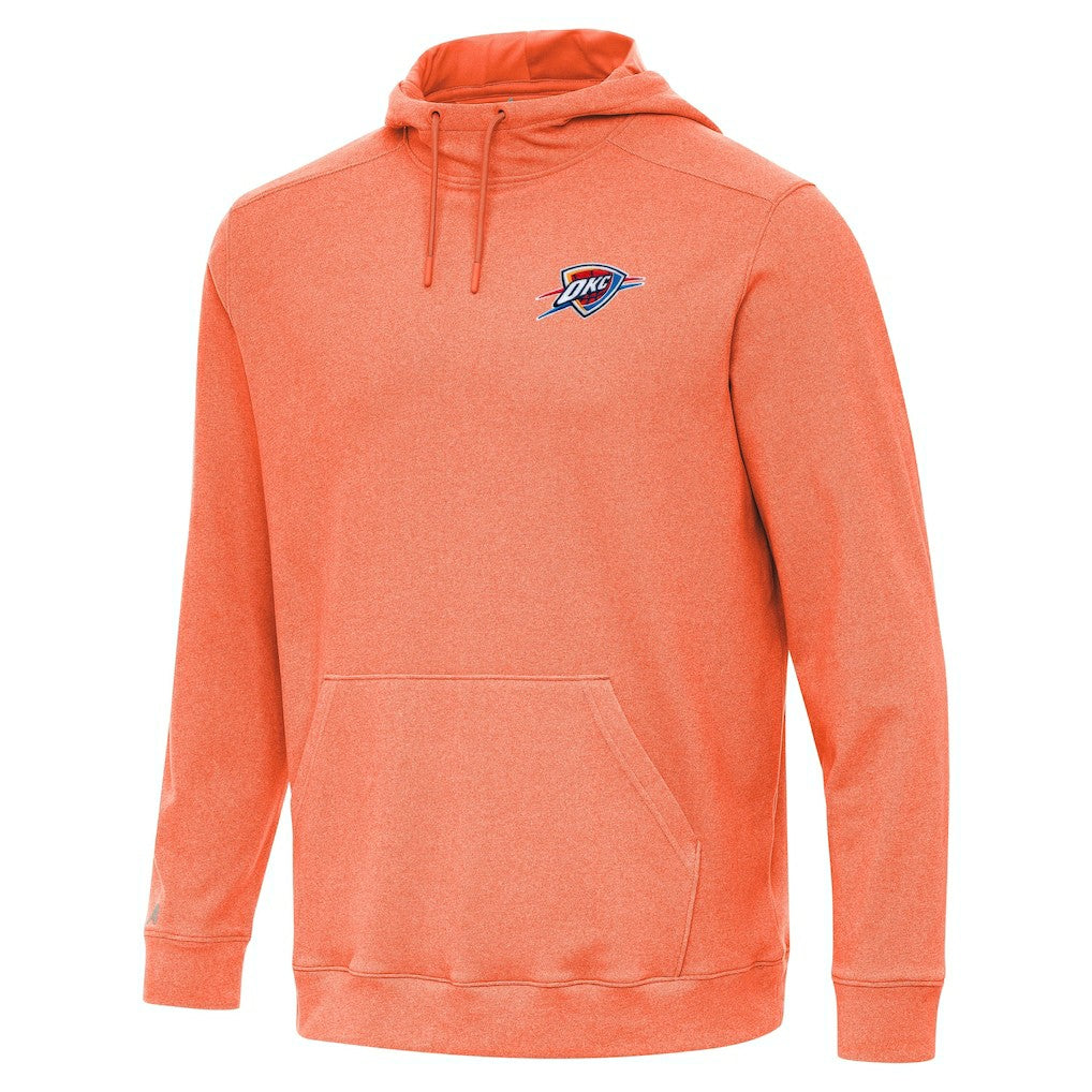 Oklahoma City Thunder Antigua Cloud Pullover Hoodie Heather Orange
