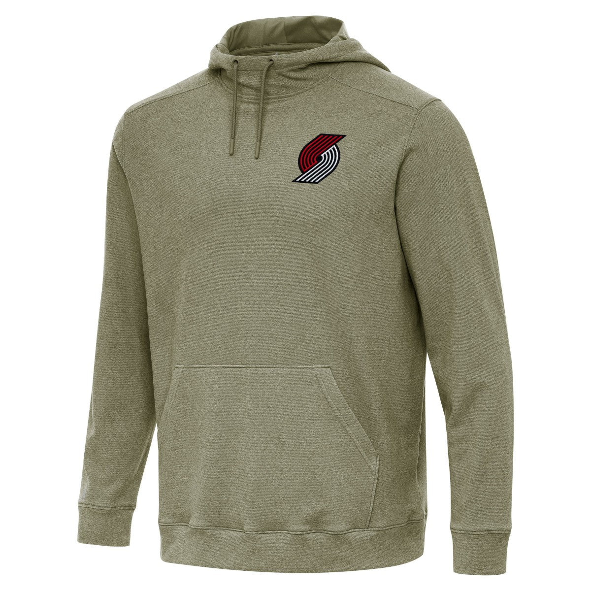 Portland Trail Blazers Antigua Cloud Pullover Hoodie Heather Olive