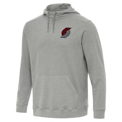 Portland Trail Blazers Antigua Cloud Pullover Hoodie Heather Gray