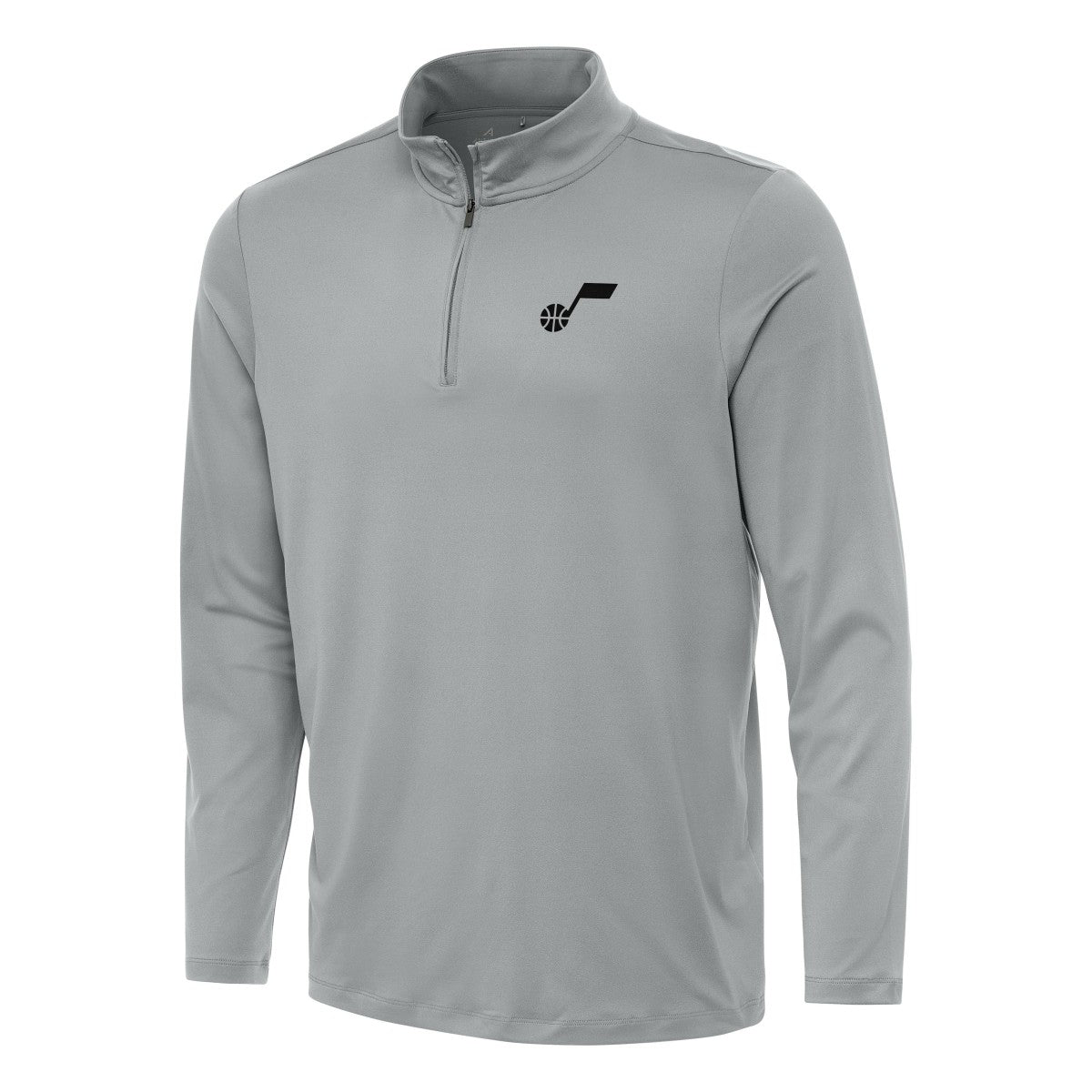 Utah Jazz Antigua Reprocess Quarter-Zip Top Gray