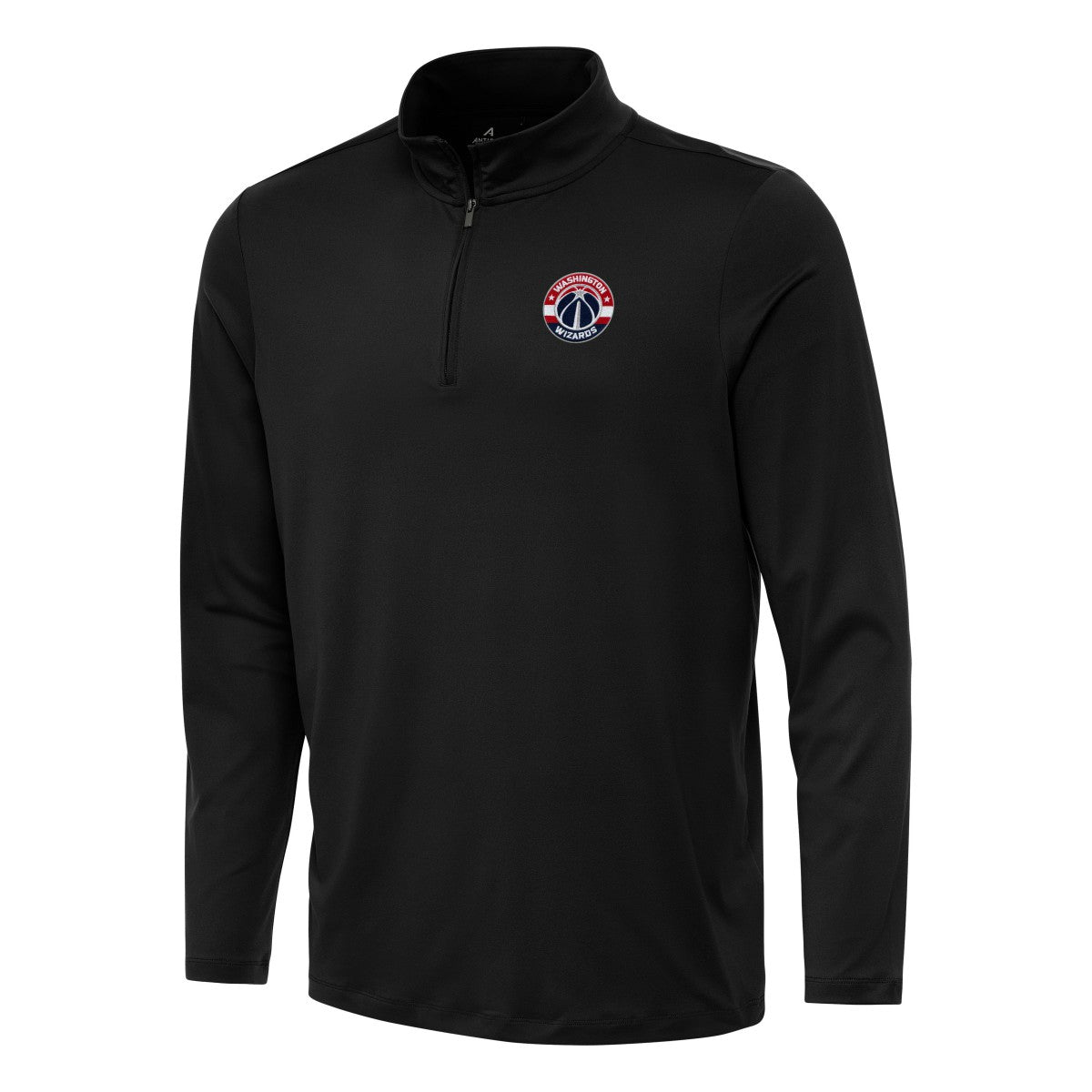 Washington Wizards Antigua Reprocess Quarter-Zip Top Black