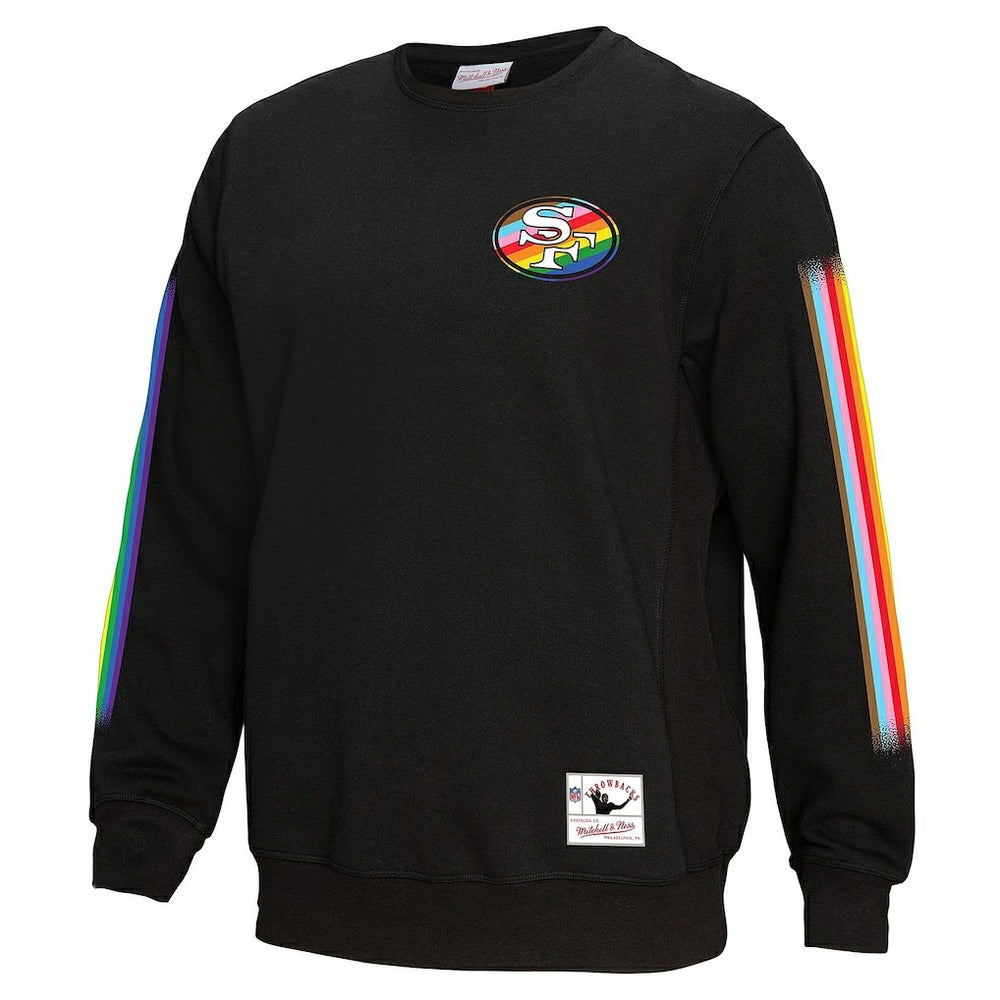 Mitchell & Ness San Francisco 49ers Pride Pullover Sweatshirt Black