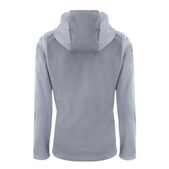 Cleveland Browns Cutter & Buck Women's Evoke Eco Softshell Recycled Full-Zip Hoodie Jacket Gray