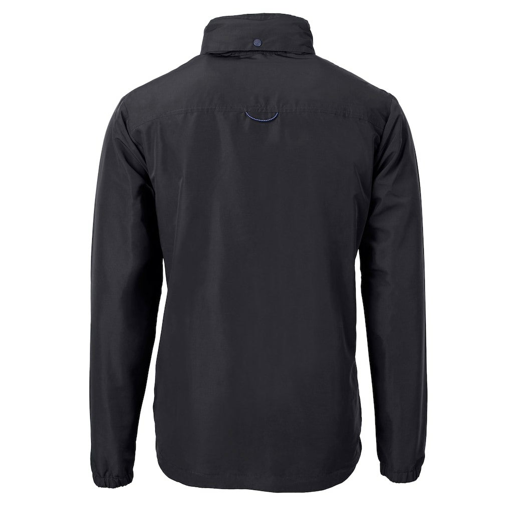 Cleveland Browns Cutter & Buck Charter Eco Recycled Full-Zip Hoodie Jacket Black