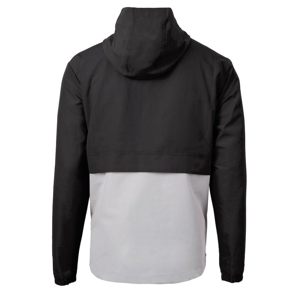 Cleveland Browns Cutter & Buck Charter Eco Recycled Anorak Half-Zip Hoodie Jacket Black