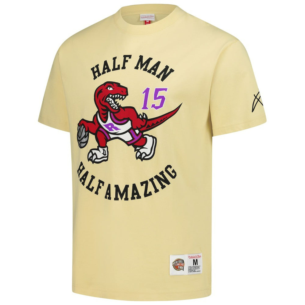 Vince Carter Toronto Raptors Premium T-Shirt Cream | Mitchell & Ness outlet