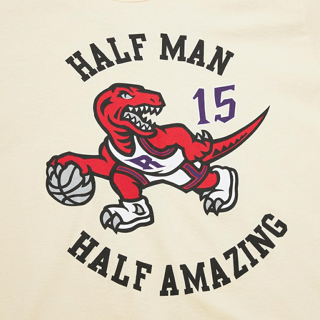 Vince Carter Toronto Raptors Premium T-Shirt Cream | Mitchell & Ness outlet