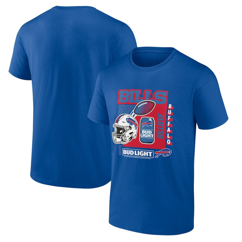 Buffalo Bills Bud Light T-Shirt Royal