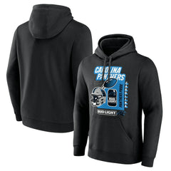 Carolina Panthers Bud Light Pullover Hoodie Black