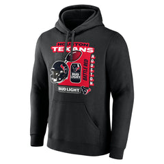 Houston Texans Bud Light Pullover Hoodie Black