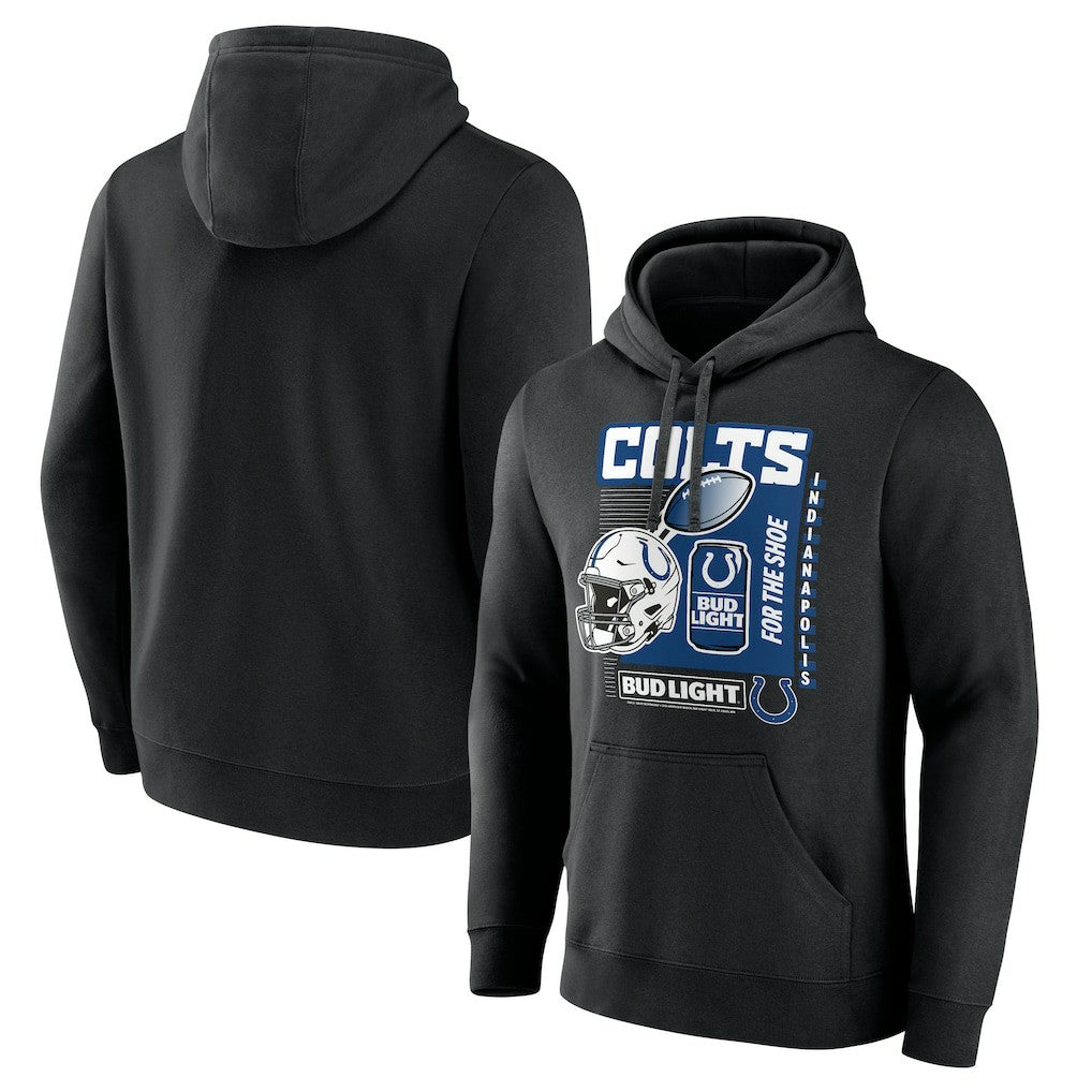 Indianapolis Colts Bud Light Pullover Hoodie Black