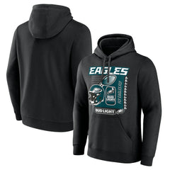 Philadelphia Eagles Bud Light Pullover Hoodie Black