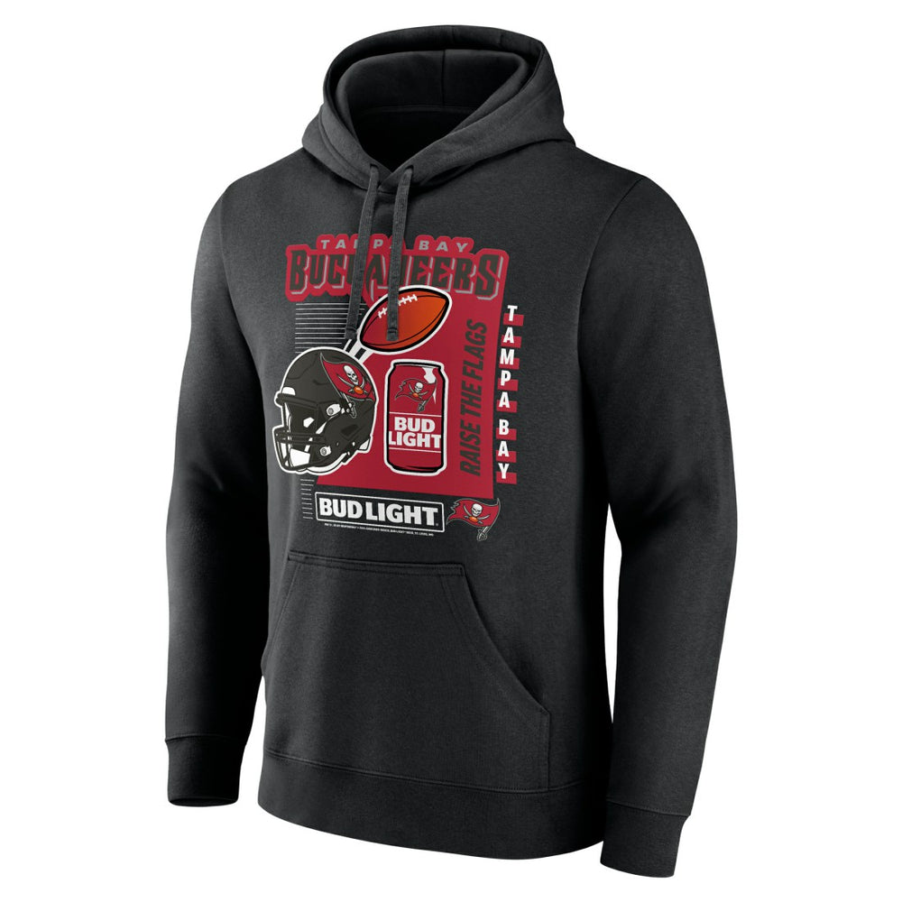 Tampa Bay Buccaneers Bud Light Pullover Hoodie Black
