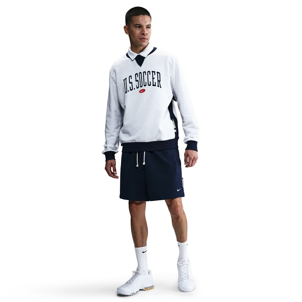USMNT Standard Issue Pullover Sweatshirt Heather Gray - Nike