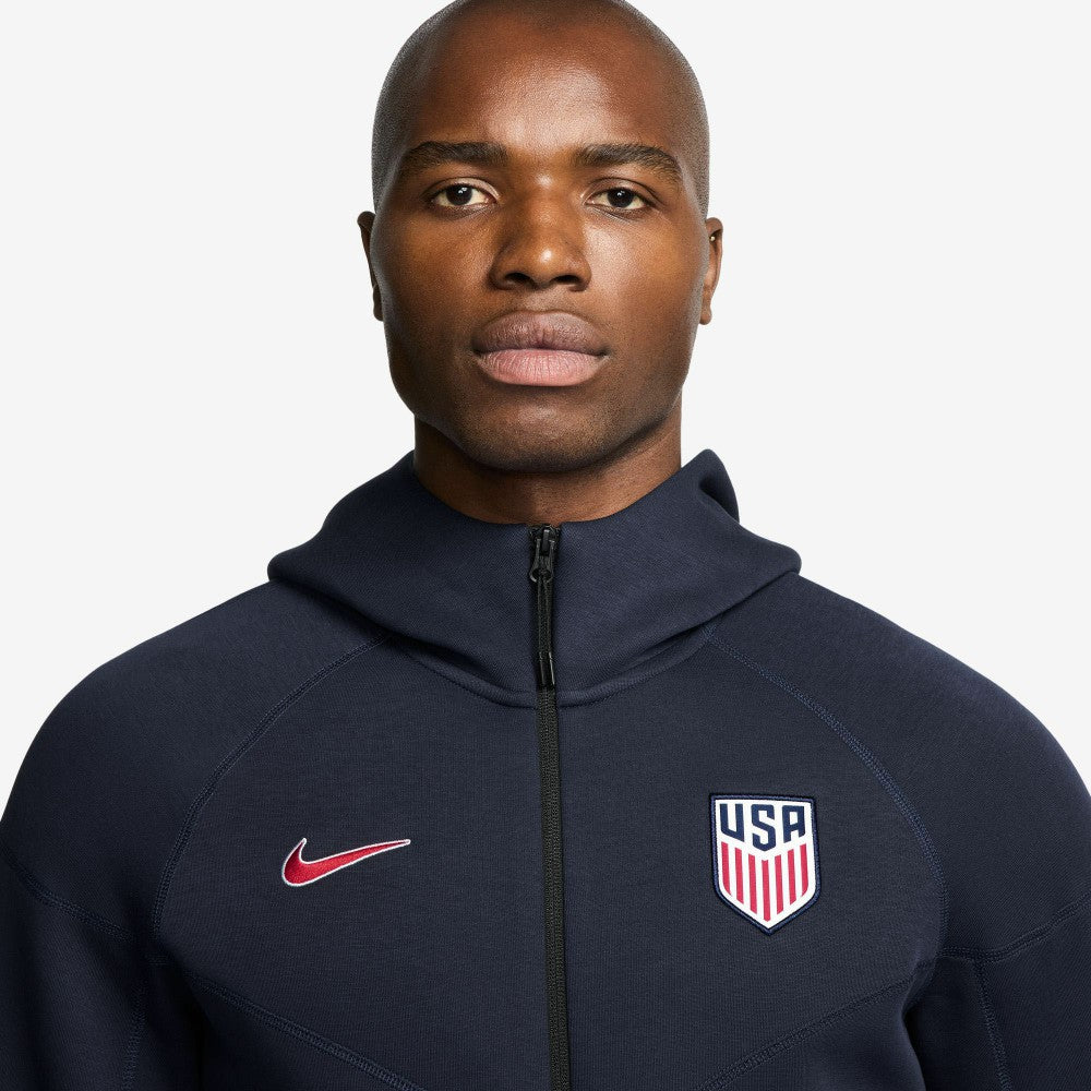 USMNT Tech Fleece Full-Zip Hoodie - Navy - Nike