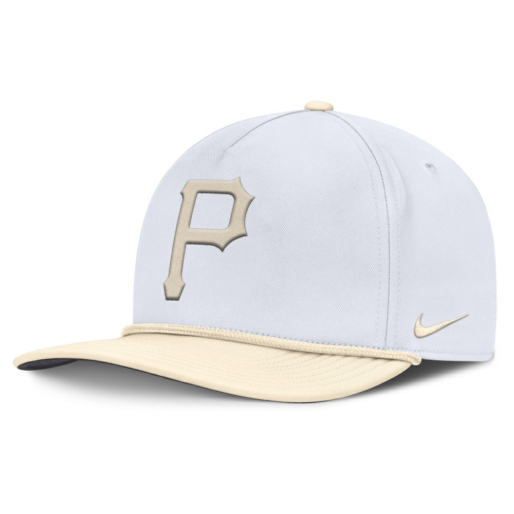 Pittsburgh Pirates Nike Pro Performance Snapback Hat - White/Cream - Nike Lifestyle