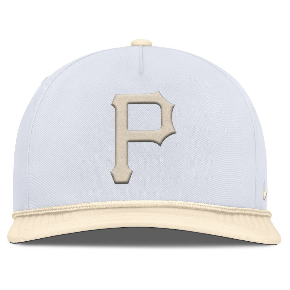 Pittsburgh Pirates Nike Pro Performance Snapback Hat - White/Cream - Nike Lifestyle