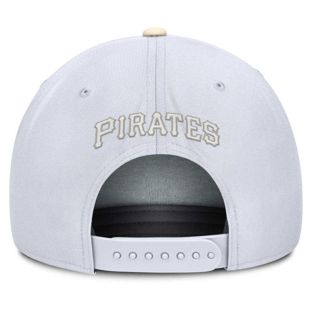 Pittsburgh Pirates Nike Pro Performance Snapback Hat - White/Cream - Nike Lifestyle