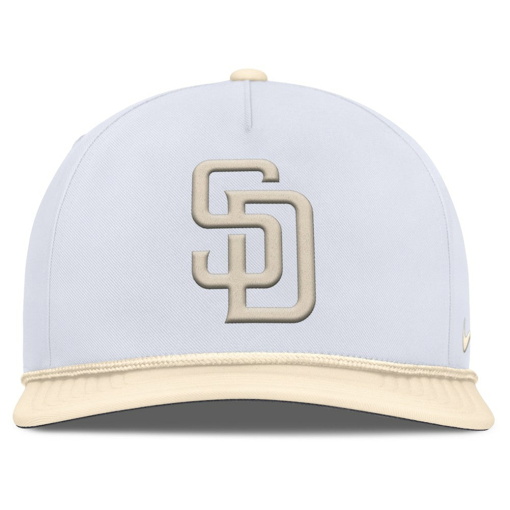 San Diego Padres Nike Pro Performance Snapback Hat - White/Cream - Nike Lifestyle