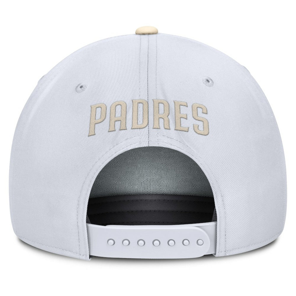 San Diego Padres Nike Pro Performance Snapback Hat - White/Cream - Nike Lifestyle