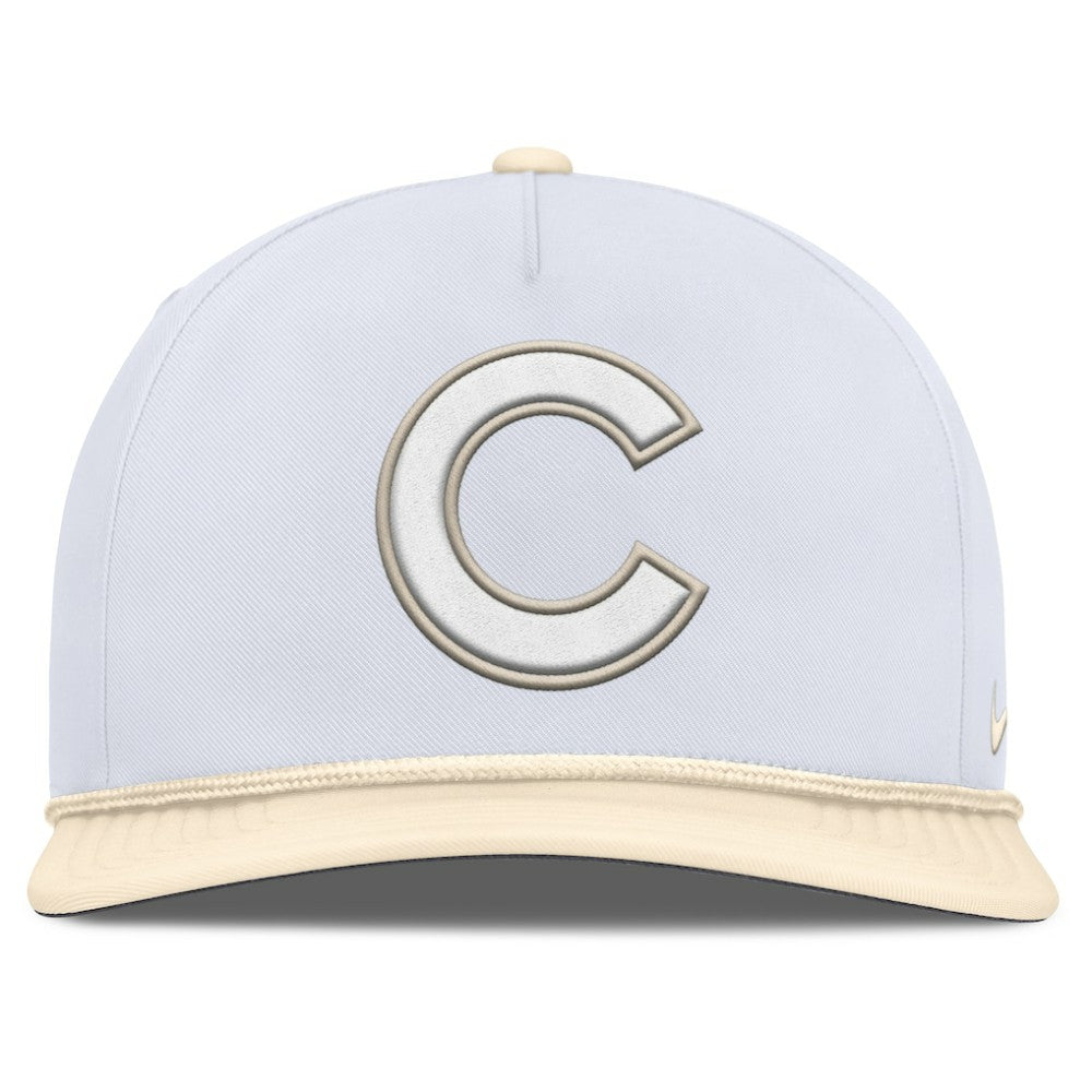 Chicago Cubs Nike Pro Performance Snapback Hat - White/Cream - Nike Lifestyle