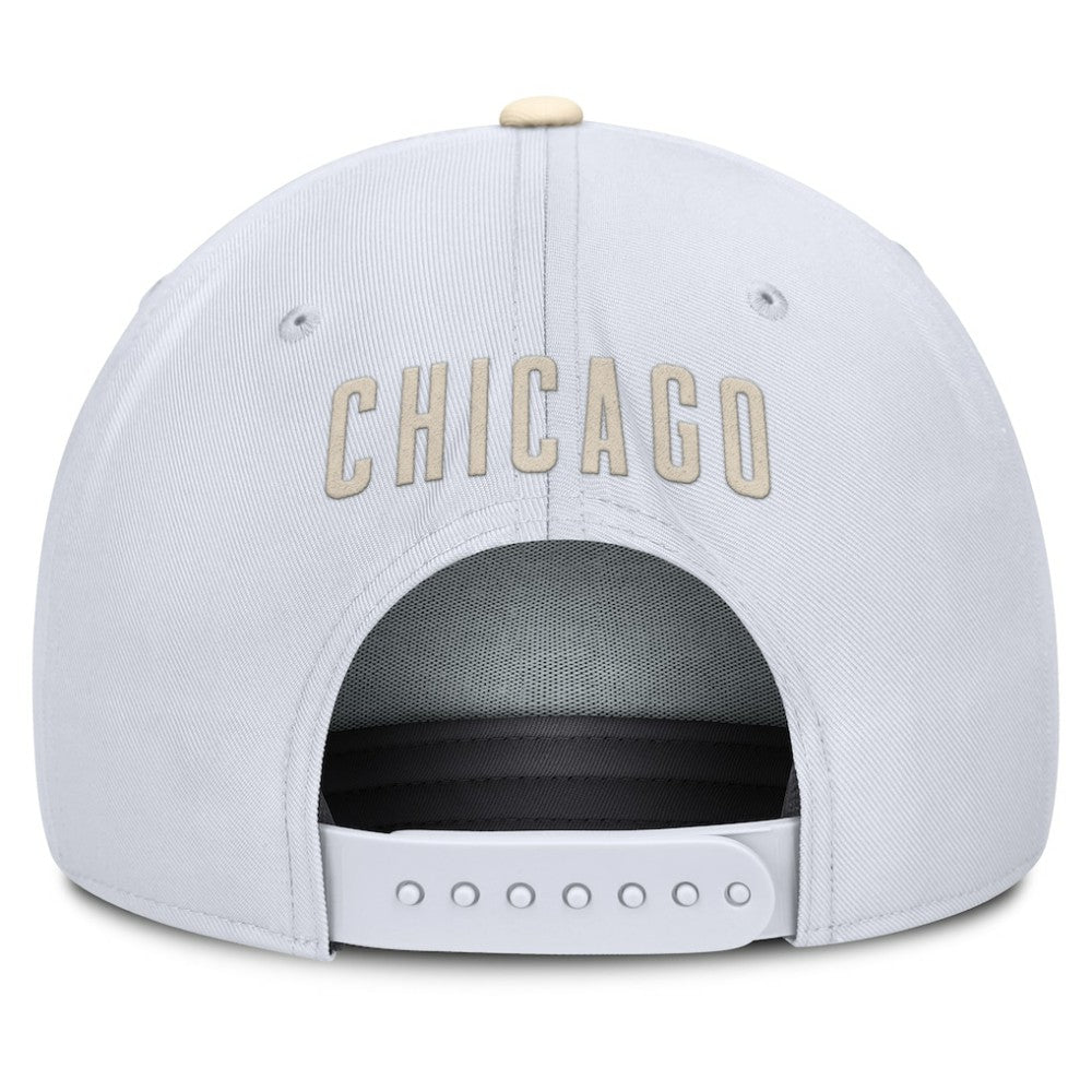 Chicago Cubs Nike Pro Performance Snapback Hat - White/Cream - Nike Lifestyle