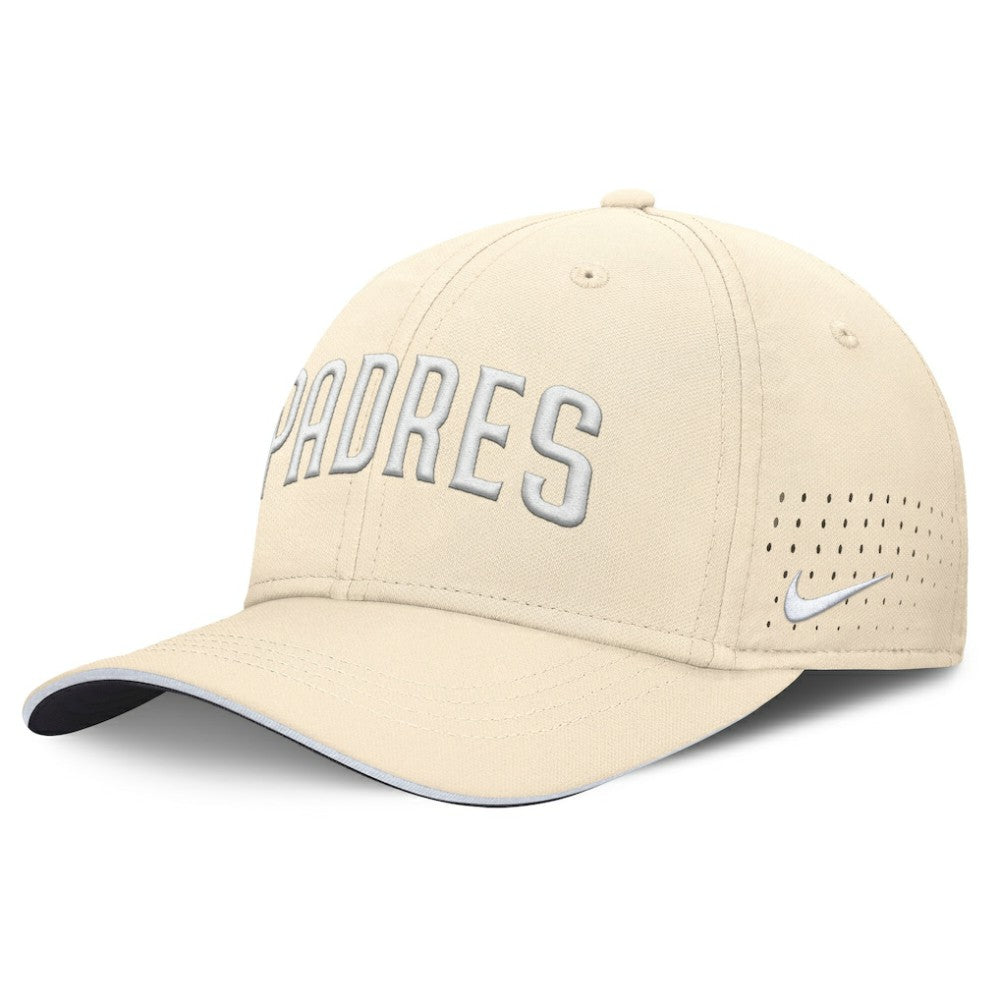 San Diego Padres Nike Rise Performance Flex Hat - Cream - Nike Discount