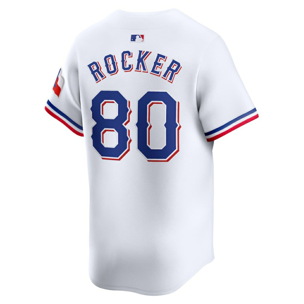 Kumar Rocker Texas Rangers Nike Home Limited Player Jersey - White - Nike on Sale