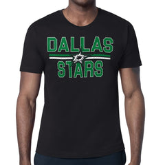Dallas Stars Starter Mesh Look Team Name T-Shirt - Black - NHL 202296540