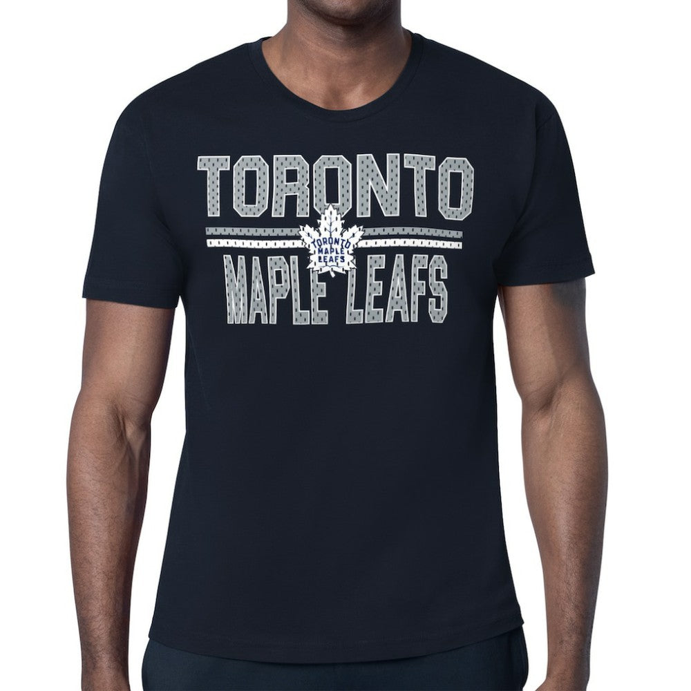 Toronto Maple Leafs Starter Mesh Look Team Name T-Shirt - Navy - NHL 202296572