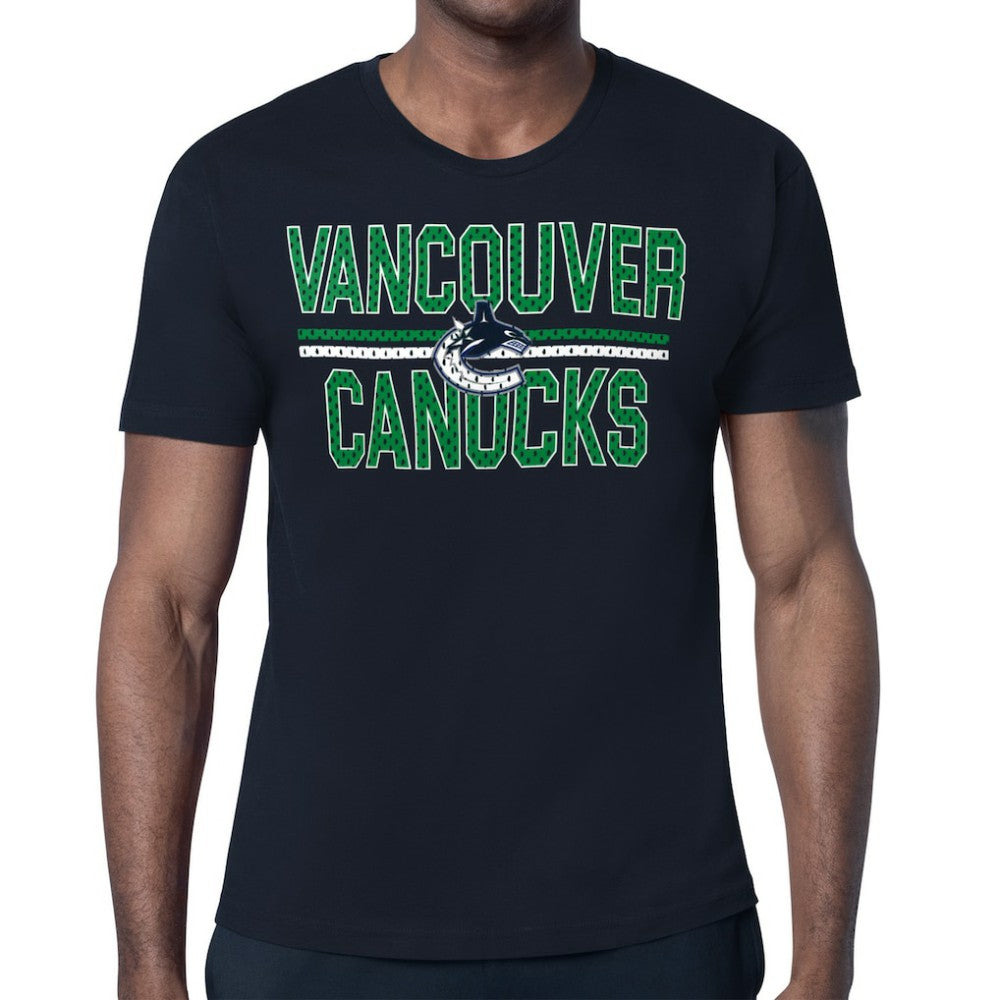 Vancouver Canucks Starter Mesh Look Team Name T-Shirt - Navy - NHL 202296575
