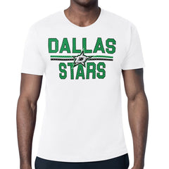 Dallas Stars Starter Mesh Look Team Name T-Shirt - White - NHL 202296590