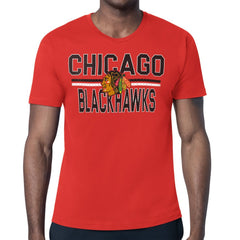 Chicago Blackhawks Starter Mesh Look Team Name T-Shirt - Red - NHL 202296591