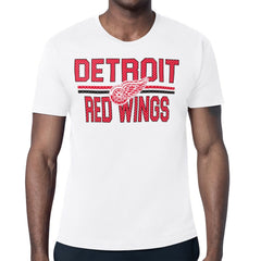 Detroit Red Wings Starter Mesh Look Team Name T-Shirt - White - NHL 202296598