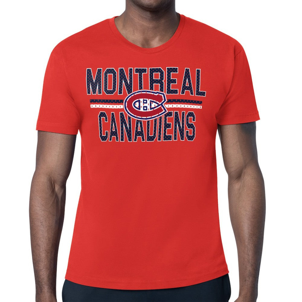 Montreal Canadiens Starter Mesh Look Team Name T-Shirt - Red - NHL 202296608