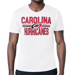 Carolina Hurricanes Starter Mesh Look Team Name T-Shirt - White - NHL 202296622
