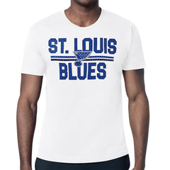 St. Louis Blues Starter Mesh Look Team Name T-Shirt - White - NHL 202296625
