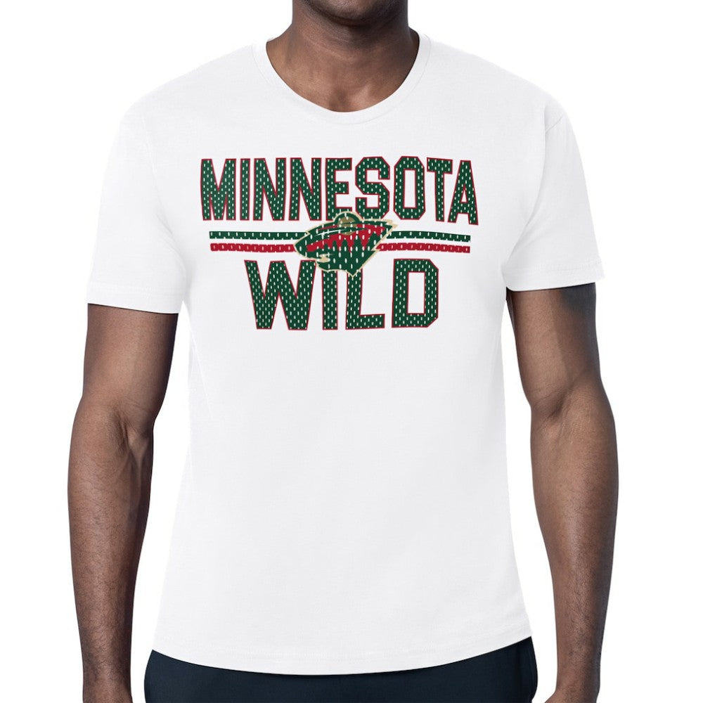 Minnesota Wild Starter Mesh Look Team Name T-Shirt - White - NHL 202296633