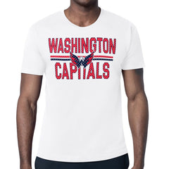 Washington Capitals Starter Mesh Look Team Name T-Shirt - White - NHL 202296636