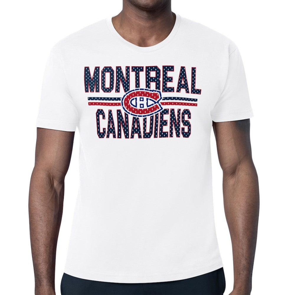 Montreal Canadiens Starter Mesh Look Team Name T-Shirt - White - NHL 202296640