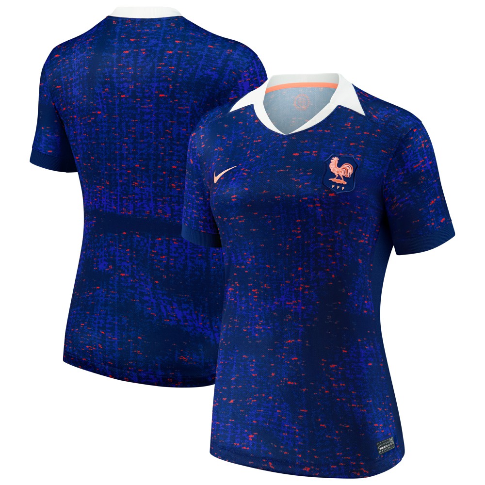 France Women's National Team Women's 2025/26 Home Replica Jersey Blue - Nike Discount