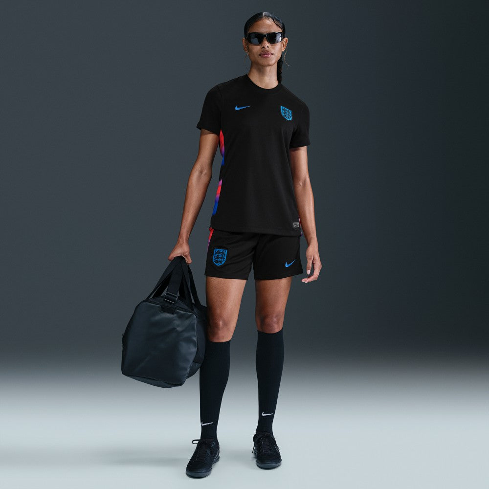England Women's National Team Women's 2025/26 Away Replica Jersey Black - Nike