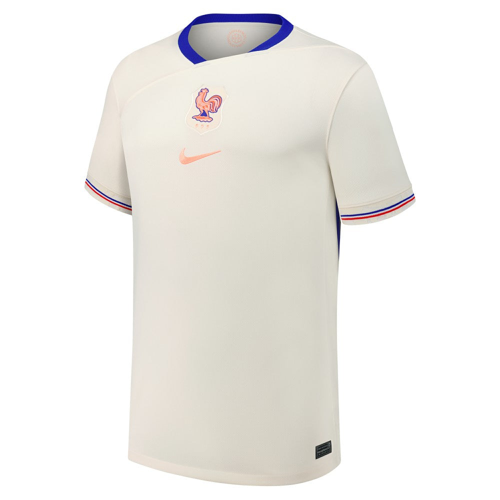 France Women's National Team Youth 2025/26 Away Replica Jersey Cream - Nike