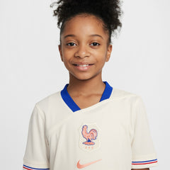 France Women's National Team Youth 2025/26 Away Replica Jersey Cream - Nike