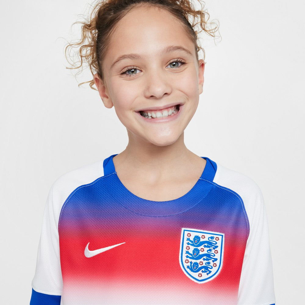 England Women's National Team Youth 2025/26 Home Replica Jersey Royal - Nike