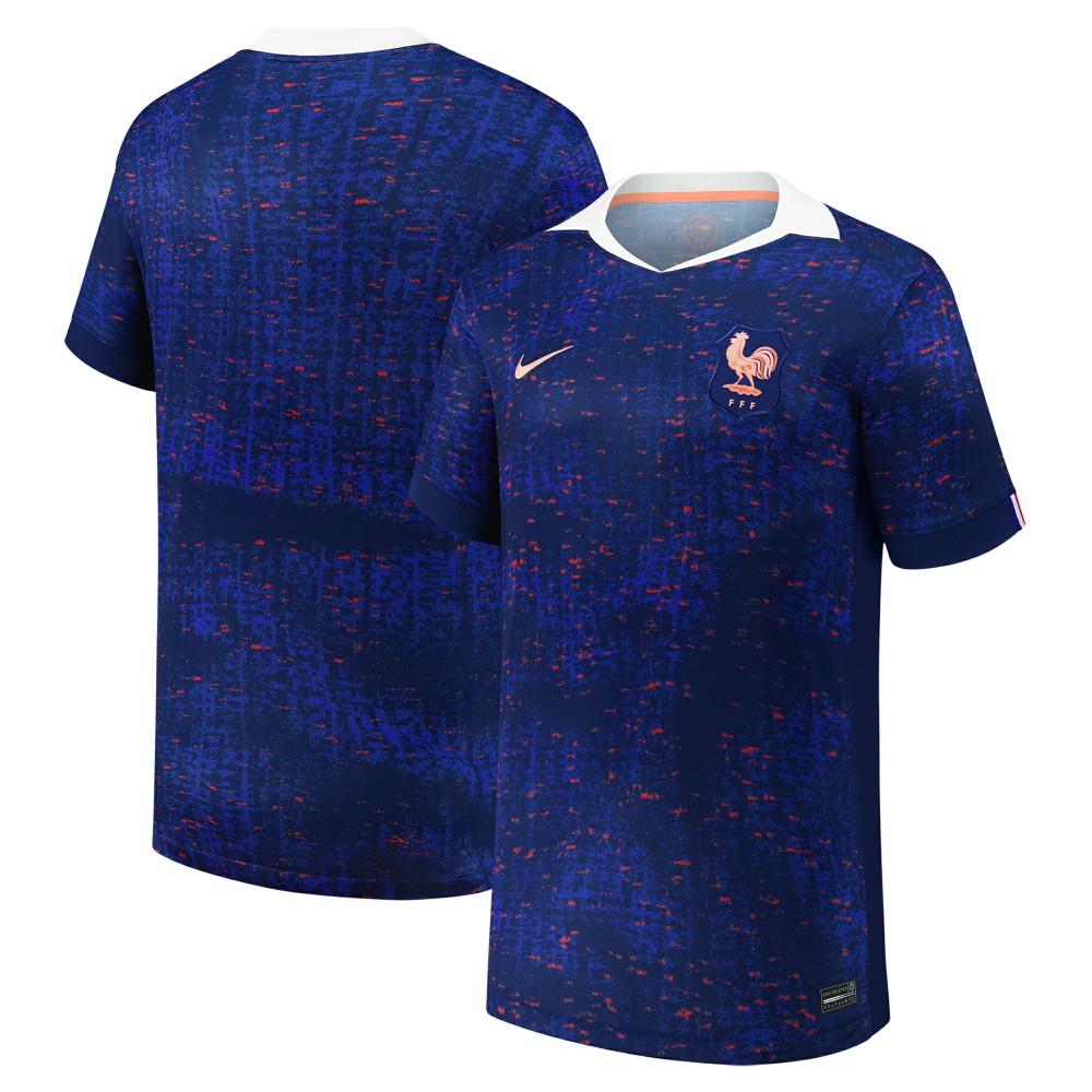 France Women's National Team Youth 2025/26 Home Replica Jersey Blue - Nike for sale