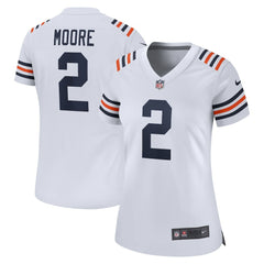 Nike D.J. Moore Chicago Bears Women's Alternate Game Jersey White