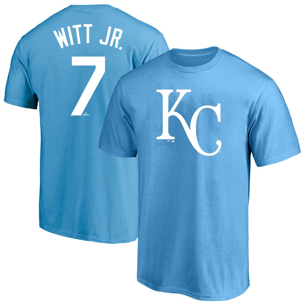 Bobby Witt Jr. Kansas City Royals Fanatics Big & Tall Name & Number T-Shirt - Royal - Fanatics Sale