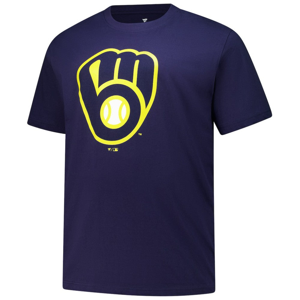 Christian Yelich Milwaukee Brewers Fanatics Big & Tall Name & Number T-Shirt - Navy - Fanatics Lifestyle